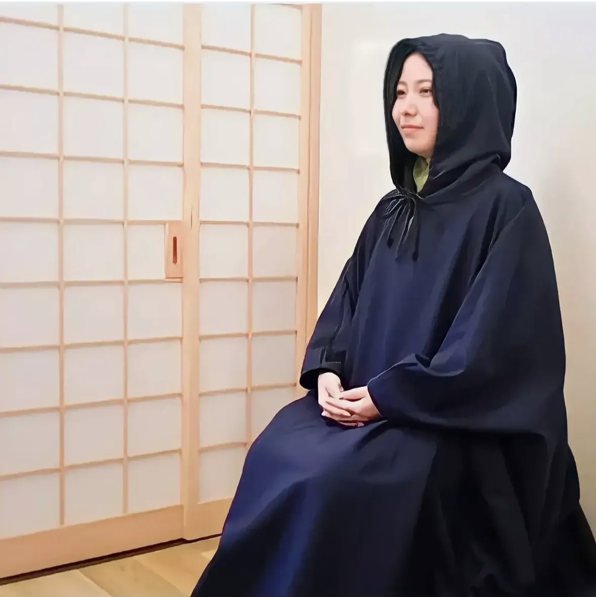 よもぎ蒸しの施術風景